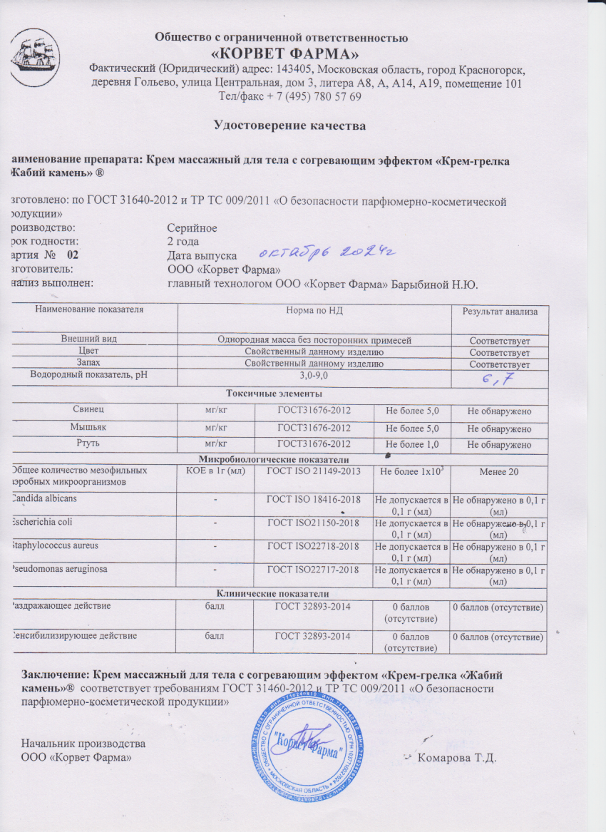 Паспорт №10202402